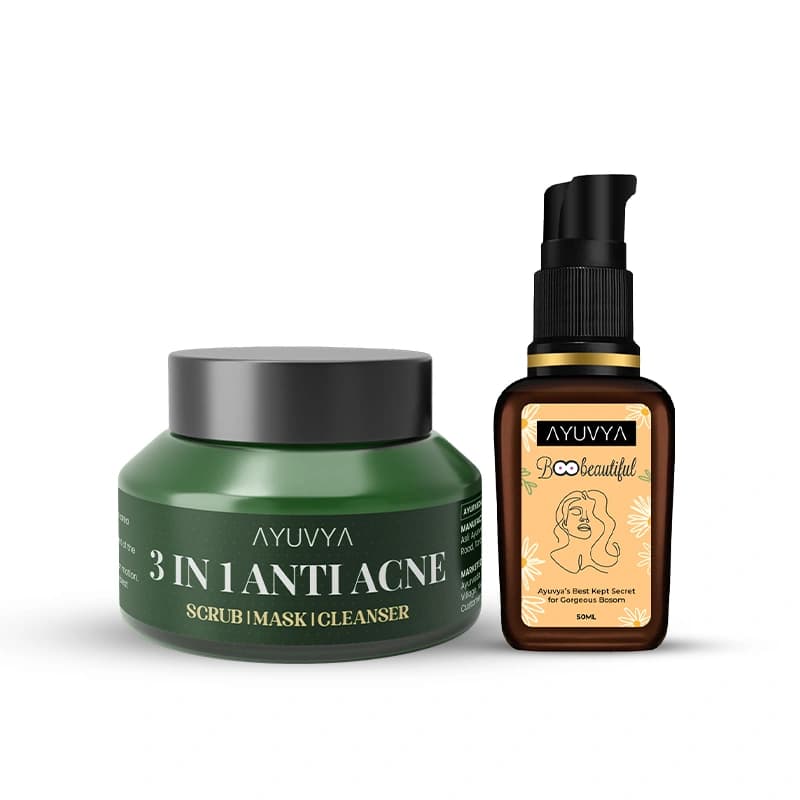 Ayuvya 3 in 1 Anti-Acne and Boobeautiful Combo