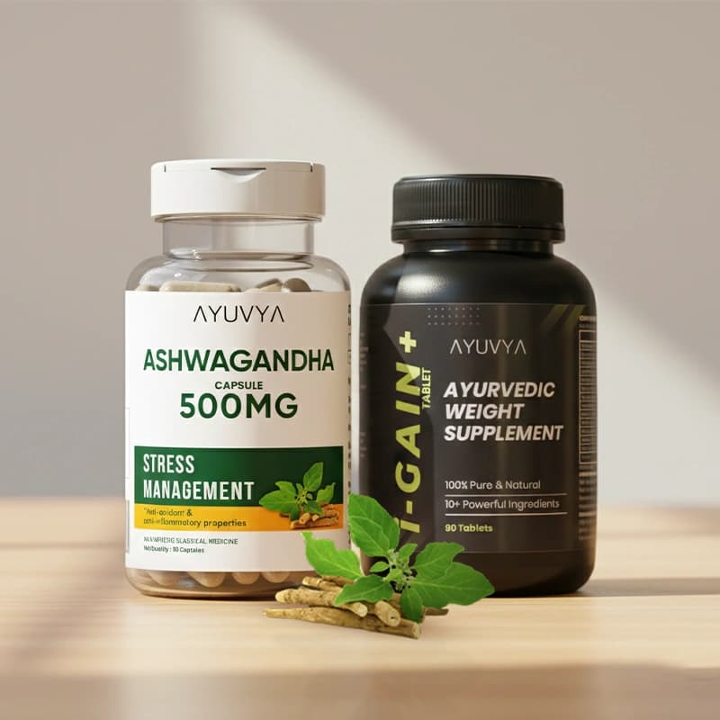 Ayuvya Ashwagandha and i-Gain+ Combo