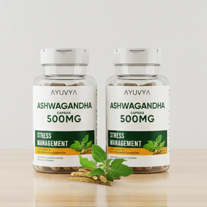 Ashwagandha Capsules | 500mg Pack of 2