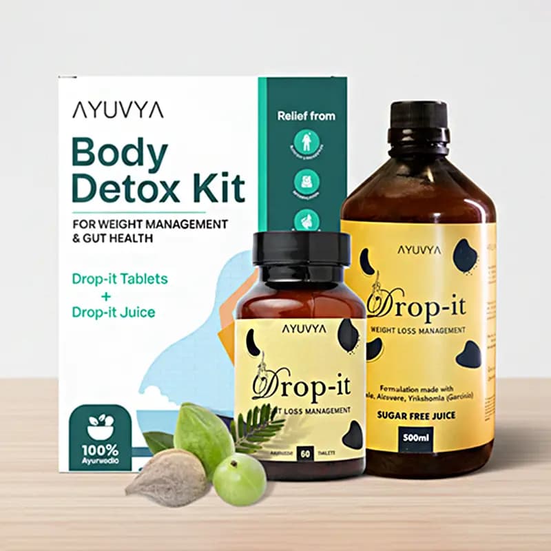 Ayuvya Drop-it Juice + Tablet Combo