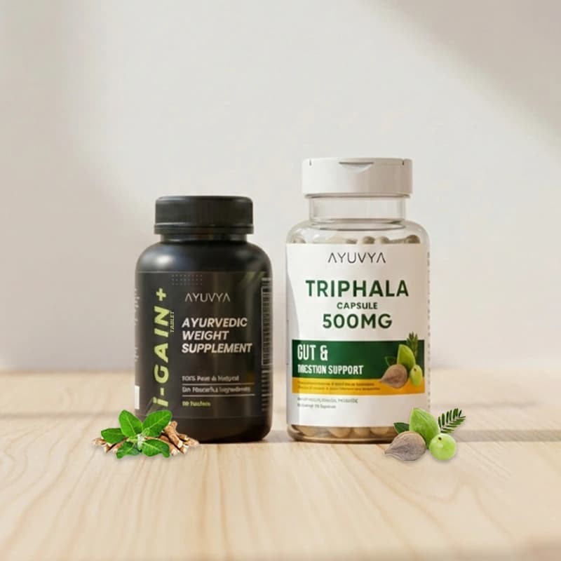 Ayuvya Triphala and i-Gain+ Combo